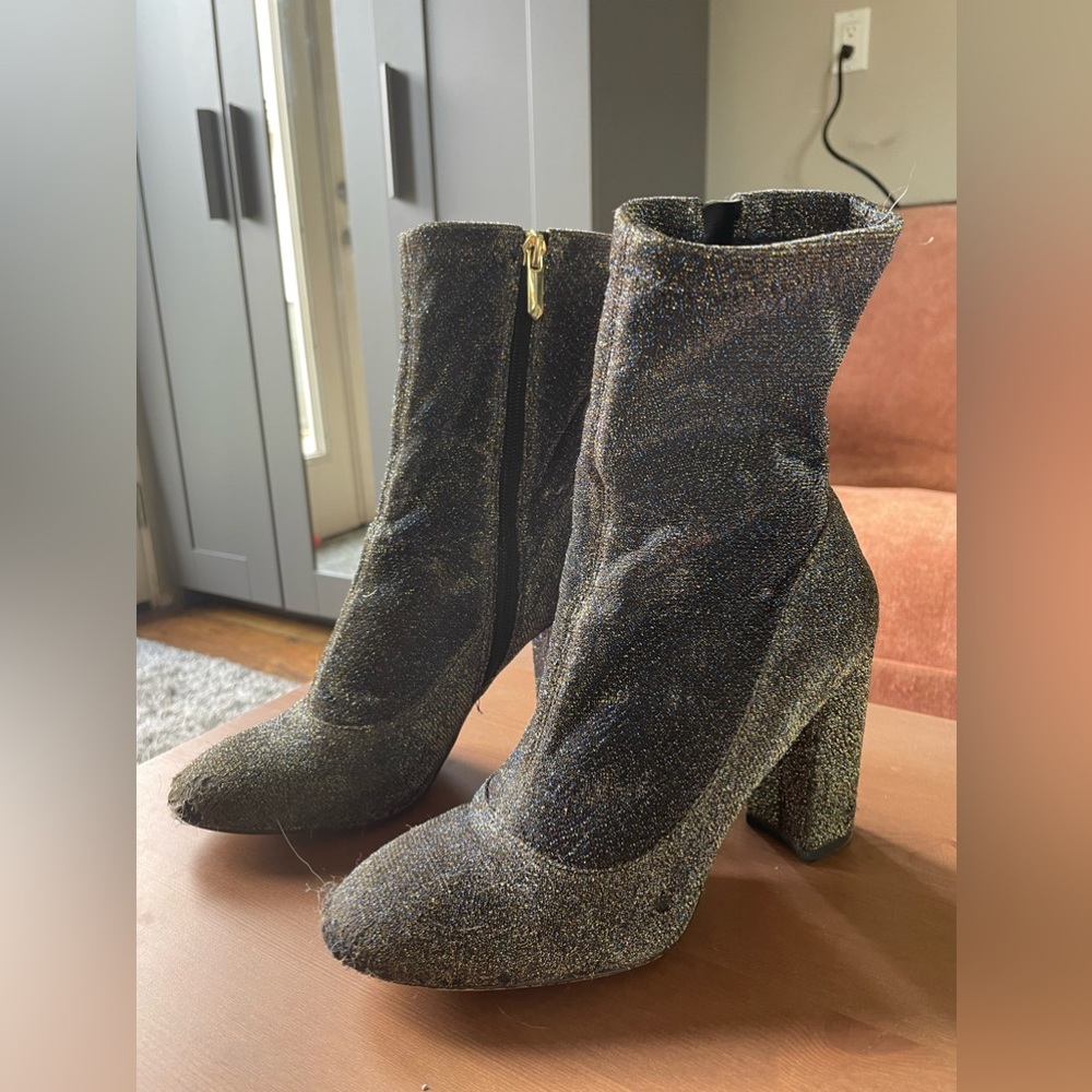 Sam Edelman Glitter Sock Boot